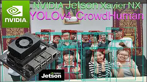 NVIDIA Jetson Xavier YOLOv4 CrowdHuman Model