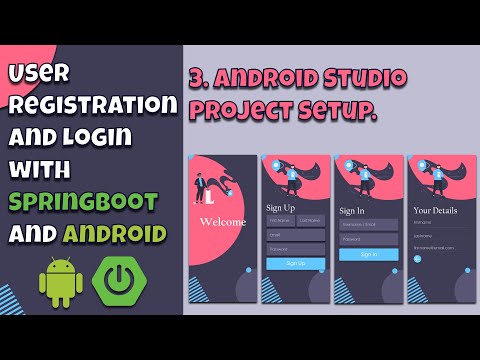 3 User Login & Register With Android & SpringBoot  Android Studio Project Setup