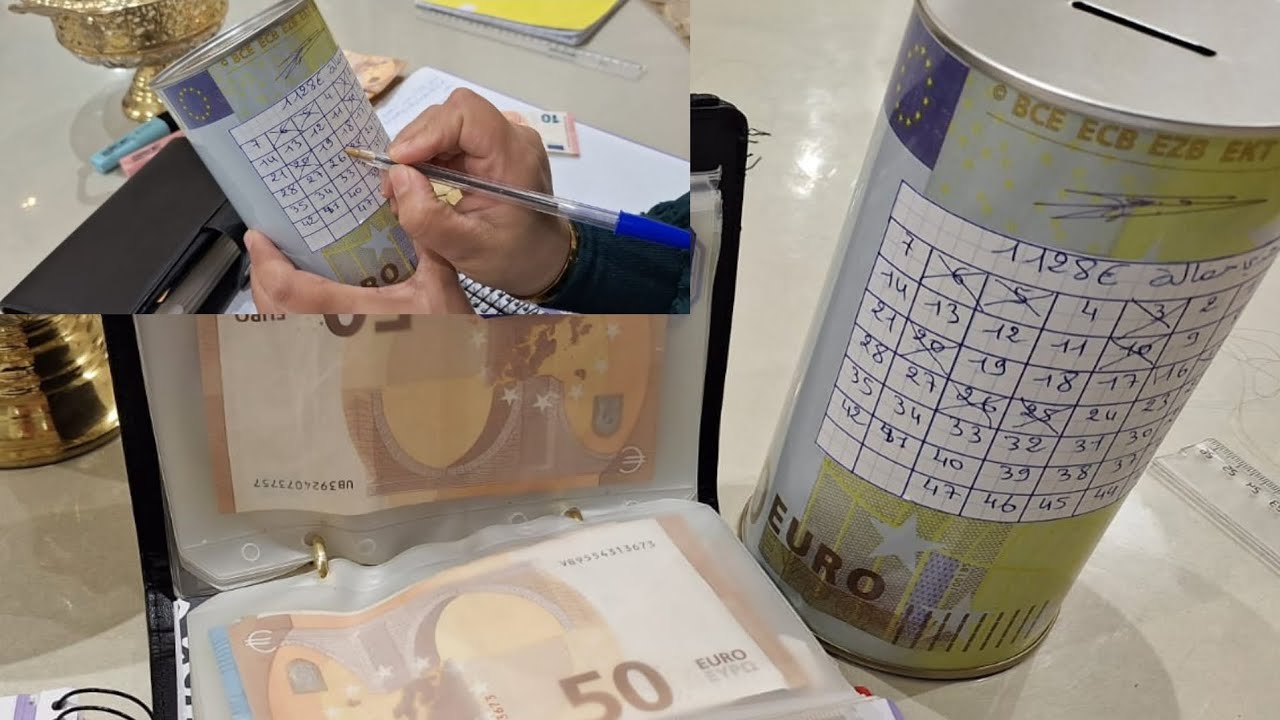 تقسيم ميزانية€650 في إسبانيا6🇪🇸أشخاص فيها التوفير تحدي الحصالة و حتى مصروف الأطفال