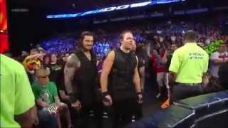 3MB and The Shield Barge in Triple Hs Smackdown Return 12.04.13