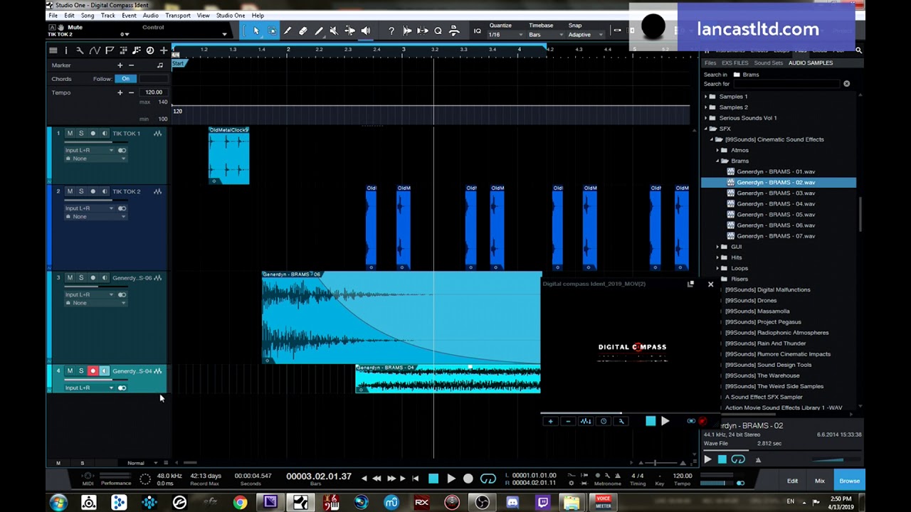 (Sound Design) Digital Compass Ident_Time Lapse - YouTube