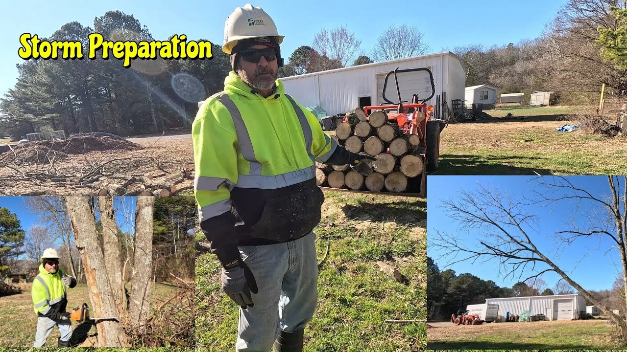EPIC Winter Storm About to Hit | Storm Preparations | & Skilled Felling