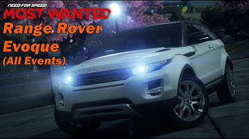 Range Rover Evoque (All Events) - NFS Most Wanted 2012