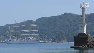 【4K映像】和歌山　綺麗な海と美しい橋とかっこいい船　リラクゼーション　リラックス　風景　波の音