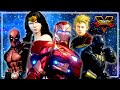 Street Fighter 5 (Marvel x DC Edition) ★ FULL MOVIE / ALL CUTSCENES 【Story Mode with Mods】