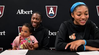 Atlanta Dream Post-Game Press Conference- Angel Reese and Rhyne Howard After BIG Win Over Aces 
