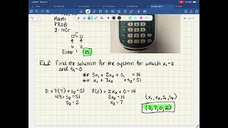 Section 6.1 - The Table Method: An Introduction to the Simplex Method