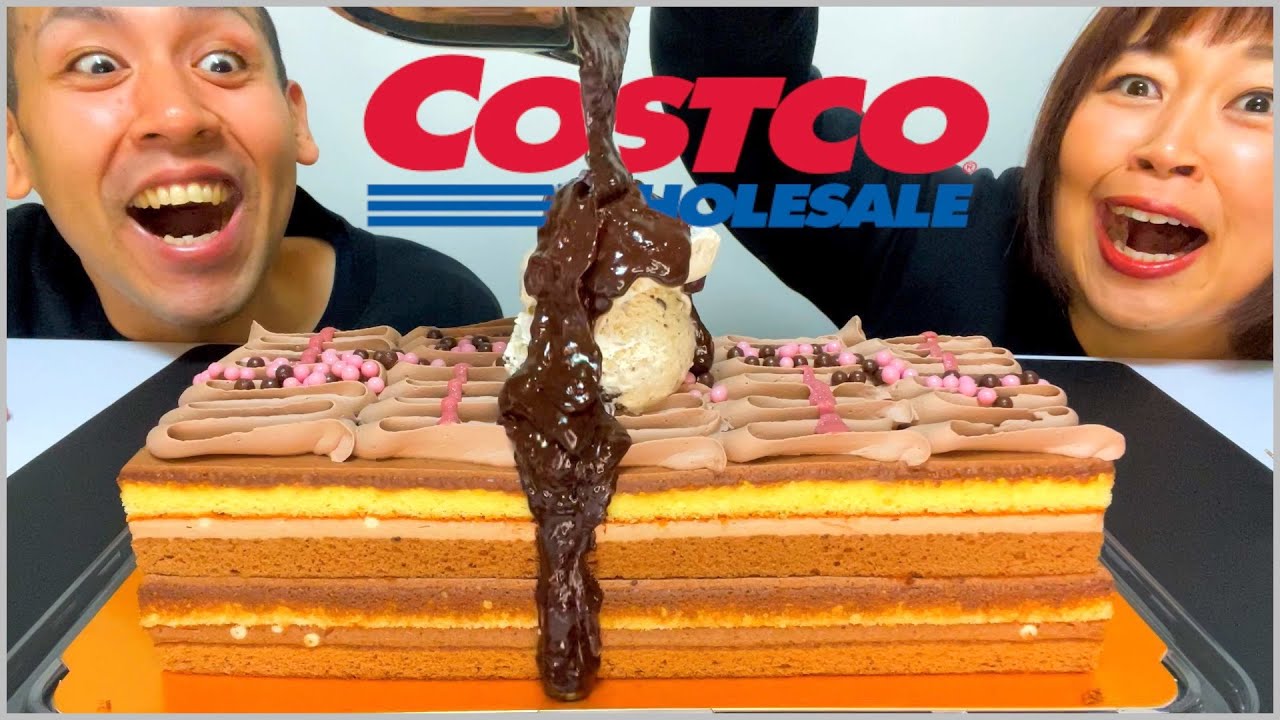【チートデイ】コストコのベルギーチョコケーキにカロリーを増して爆食！【スイーツ大食い】