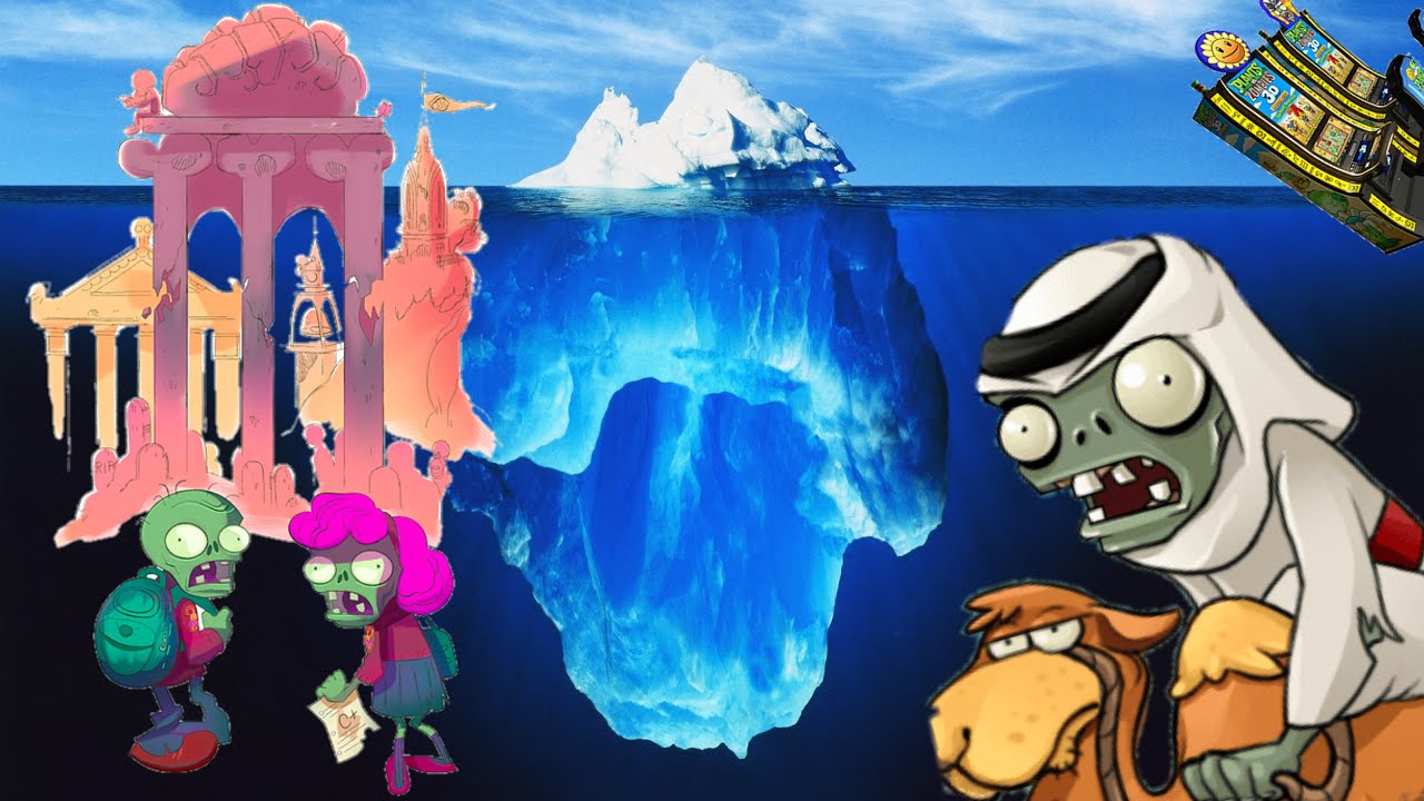EL ICEBERG de PLANTS VS ZOMBIES (parte 2) YouTube