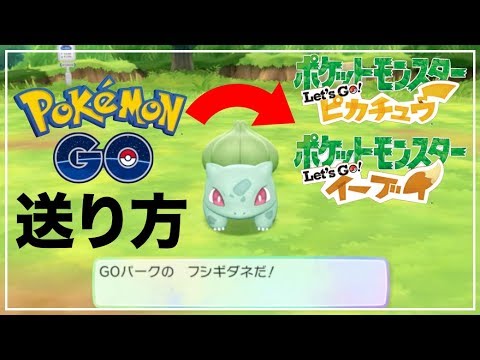 ポケモンgoからピカブイにポケモンを送る方法 ポケモンピカブイ Youtube