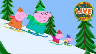 ❄️ Peppa Pig’s BIG Christmas Adventures LIVE! 🎁🎄| English Full Episodes | Holiday \u0026 Travel Days Out