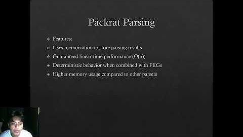 Modern Parsing Technologies: Packrat Parsing and Parsing Expression Grammars (PEGs)