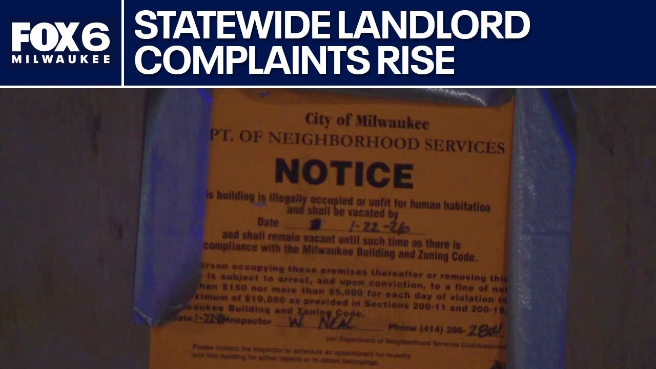 Wisconsin consumer complaint, landlord-tenant issues top 2025 list | FOX6 News Milwaukee