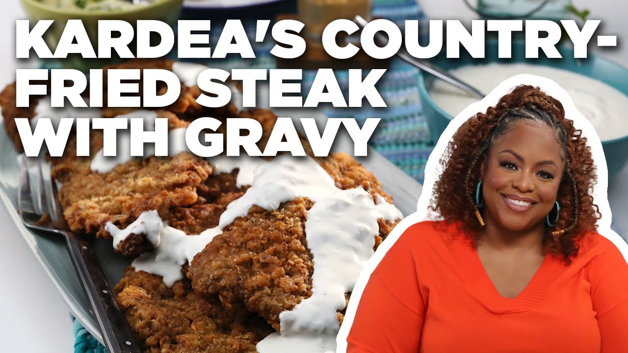 Kardea Brown's CountryFried Steak with Gravy Delicious Miss Brown