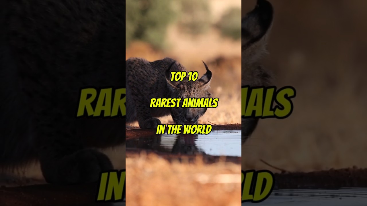Top 10 rarest animals in the world! #shorts #animals #nature - YouTube