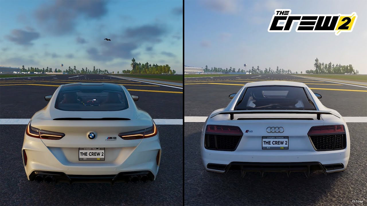 The Crew 2 | BMW M8 2019 vs. AUDI R8 2016 Performance and Sound ...