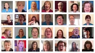 NHS Staff Choir sing 'Lean on Me' by Bill Withers