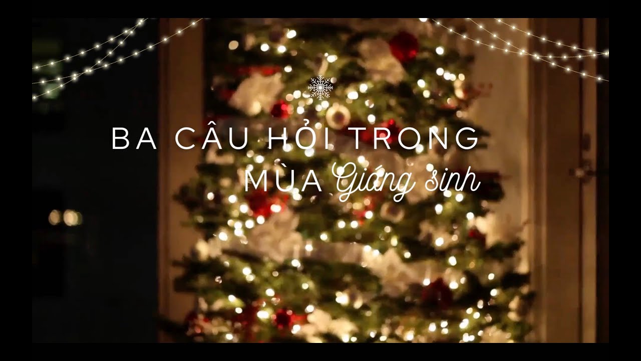Ba Câu Hỏi Trong Mùa Giáng Sinh