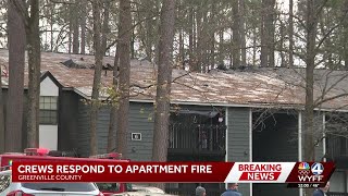 Fire breaks out at MAA Spring Creek apartments in Simpsonville