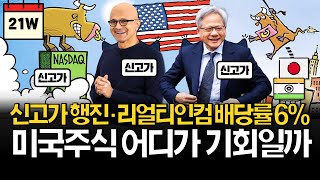 미국주식 신고가 속출, 지금 어디가 기회일까? (ft. 리얼티인컴)