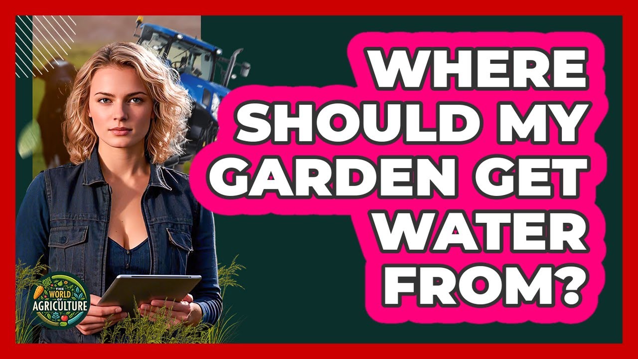 Where Should My Garden Get Water From?