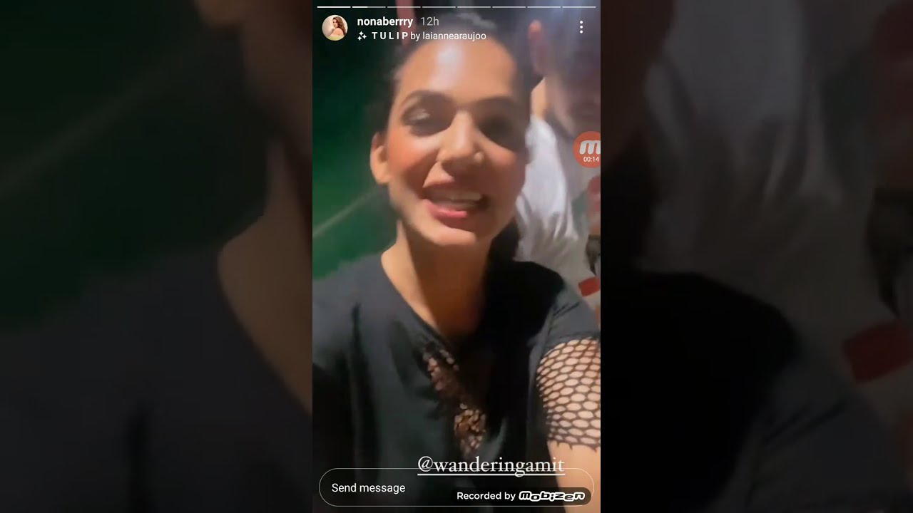 Nonaberry Live Instragram Stories 16th March 2021