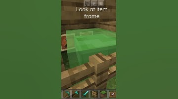 item invisible in item frame #shorts
