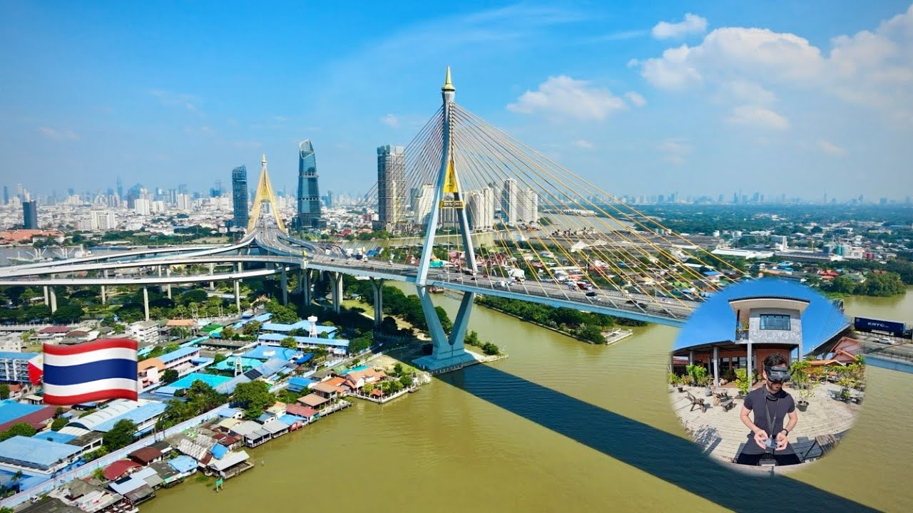 Bhumibol Bridge: Bangkok’s Iconic Mega Bridge, Thailand 🇹🇭