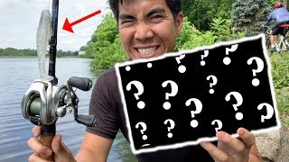 MYSTERIOUS Box of Lures Catches a TON of Fish!!! (EPIC FISHING CHALLENGE)