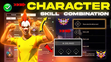 CS rank Best character Combination 2025 | Best Character Combination in Free Fire