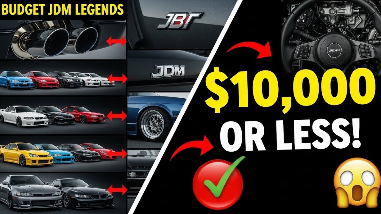 These 10 JDM Cars Are Faster Than You Think (Budget Beasts Under $10K)