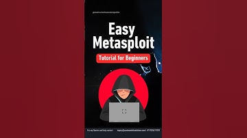 Easy Metasploit Tutorial for Beginners #metasploit  #cybersecurity #axximuminfosolutions