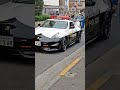 そこで降りるか助手席の警察官、レアなフェアレディZ(Z34型)パトカー🚔🚔🚔🚔🚔