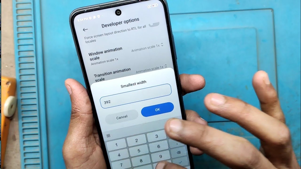 Redmi 10 Prime DPI Option on 