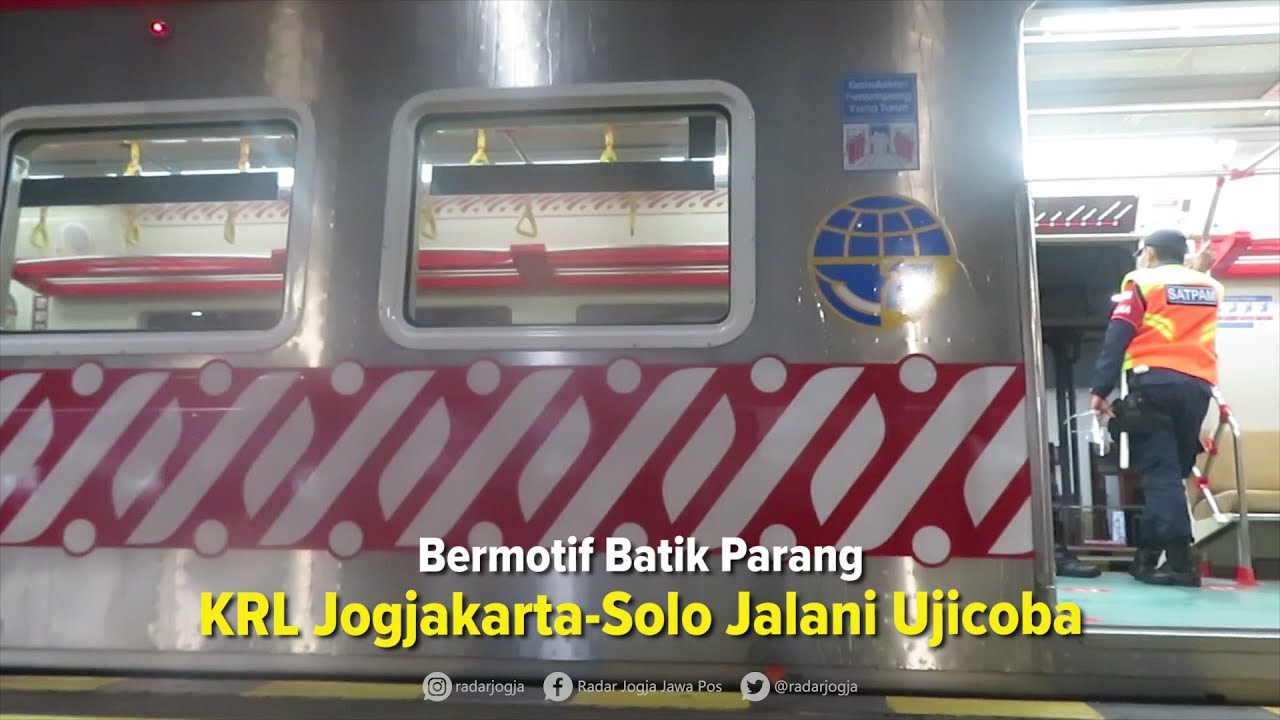 KRL Jogja-Solo Bermotif Batik Parang