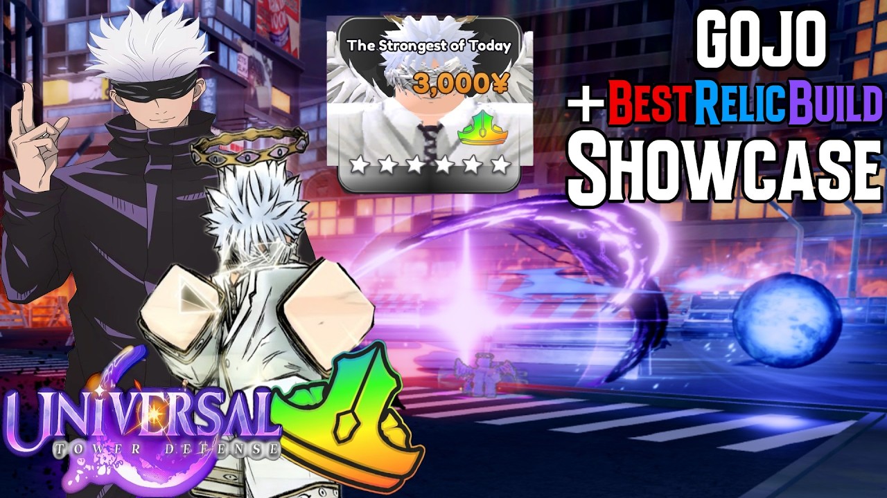 Evolving SHINY RULER GOJO + Best Relic Build! | Universal Tower Defense ...