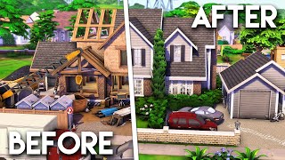 Renovating My Own Fixer Upper | The Sims 4 Speed Build