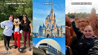 Disney World Vlog in 2024 (Rope Dropping Epcot and Magic Kingdom, Meeting Mickey, Riding TRON)