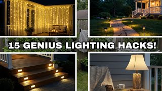 Everyone Will Be Buying Solar lights After Seeing This GENIUS Porch Ideas