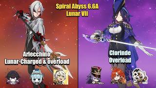 C0 Arlecchino Lunar-Charged & C0 Clorinde Overload | Spiral Abyss 6.6A Lunar VII | Genshin Impact