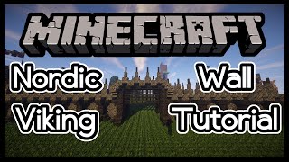 [Danish] Minecraft Tutorial - Nordic Viking Wall
