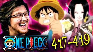 ONE PIECE EPISODE 417-419 REACTION | Amazon Lilly Saga | Anime Reaction | Sub