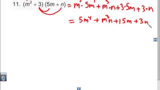 6 5 Multiplying Polynomials practice 13-17 odd