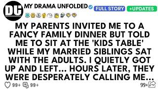 My Parents Invited Me To A Fancy Family Dinner But Told Me To Sit At The...