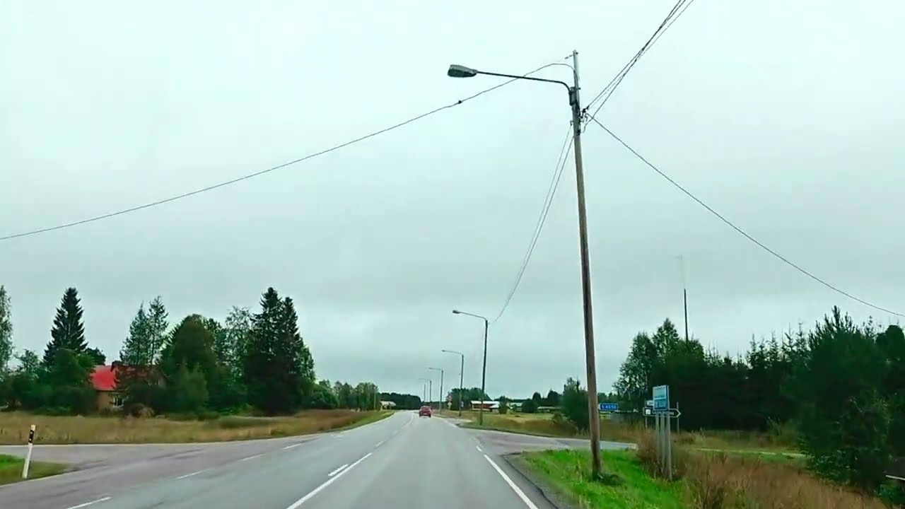Nivala - Kärsämäki 🇫🇮 Driving   🔴 #driving #finland #natureinfinland #august 