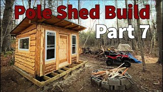 Pole Shed Build Part 7  Wavy Edge Siding Install