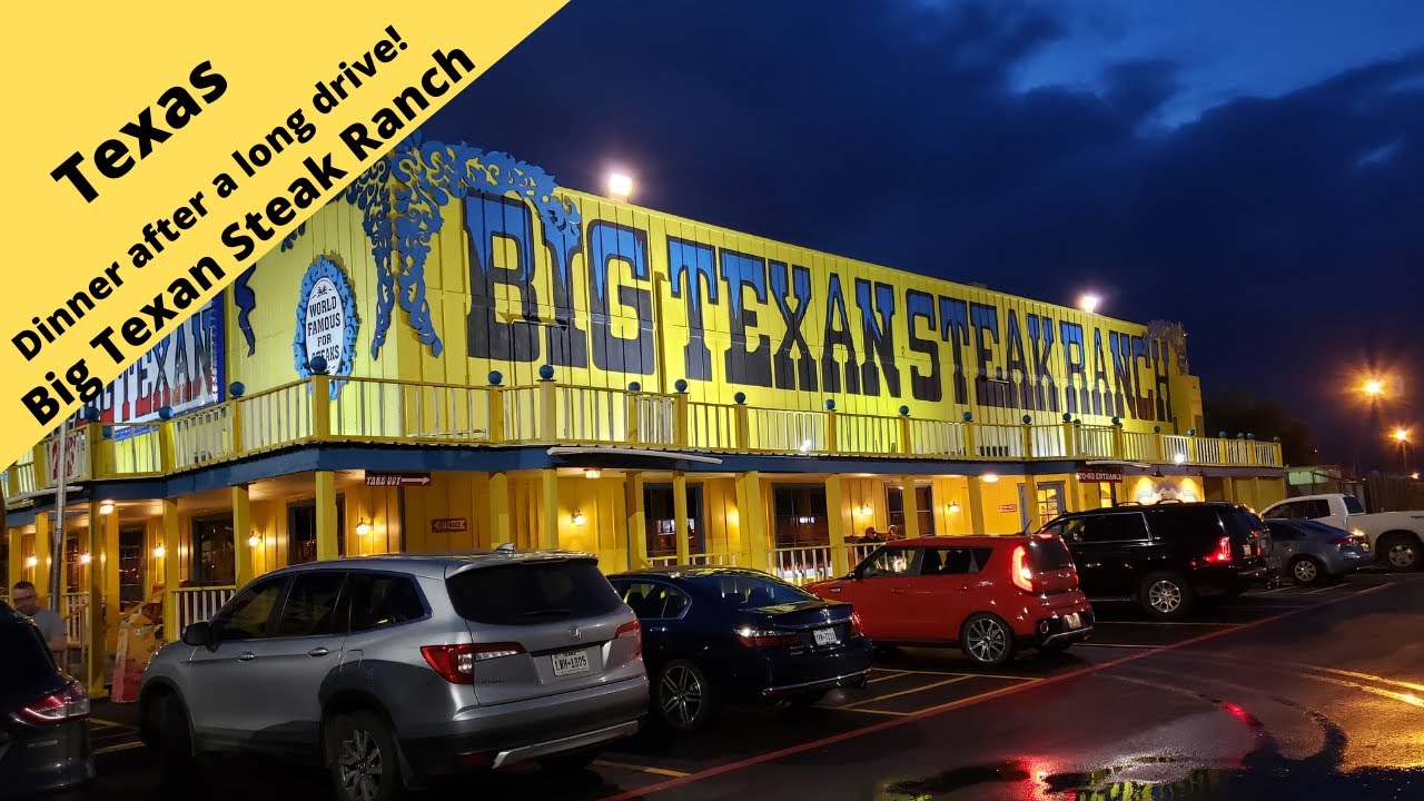 Texas Amarillo Driving to the Big Texas Steak Ranch YouTube