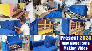 Present 2024 New model Sofa s making video/ How to make latest model fabrics Sofa/ Best stylish Sofa