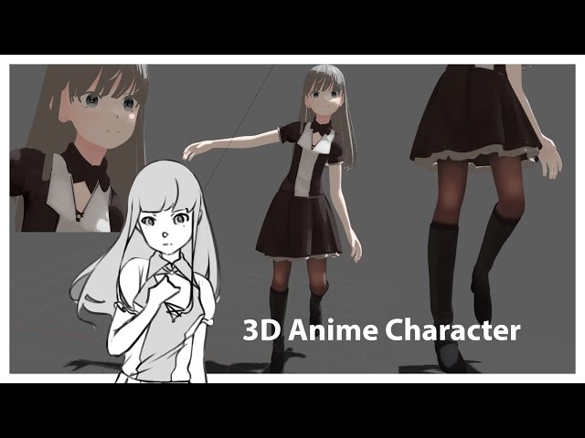 Texturing/Rendering Anime characters in Blender [Tutorial] 