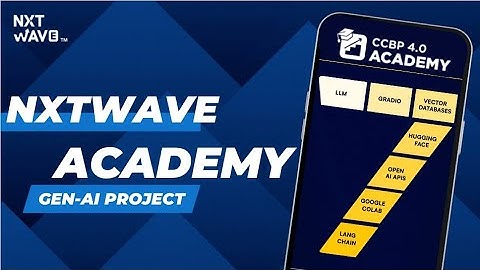My ccbp academy AI project | nxtwave | ccbp 4.0 academy | generative AI